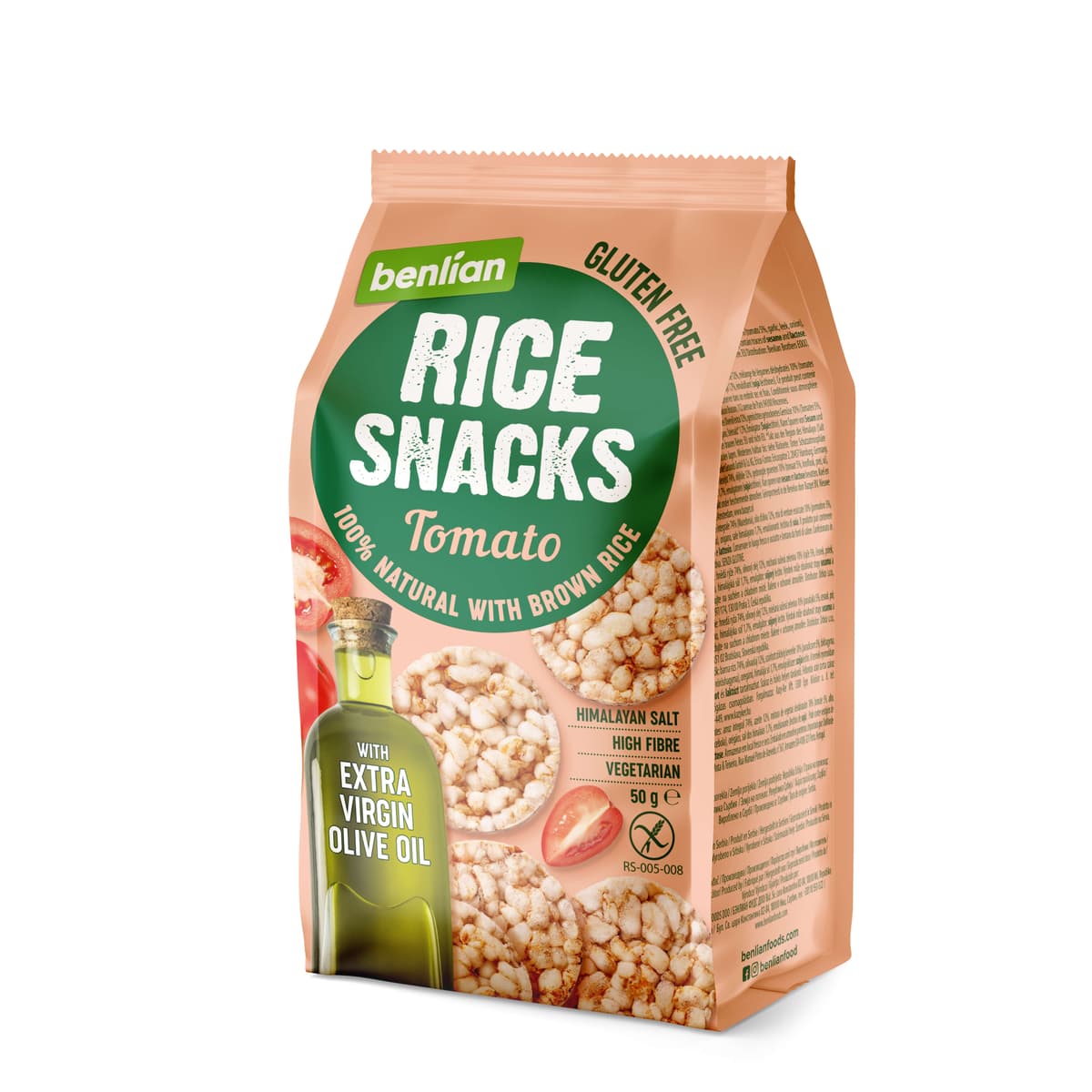 Benlian Rice Snacks - помидор