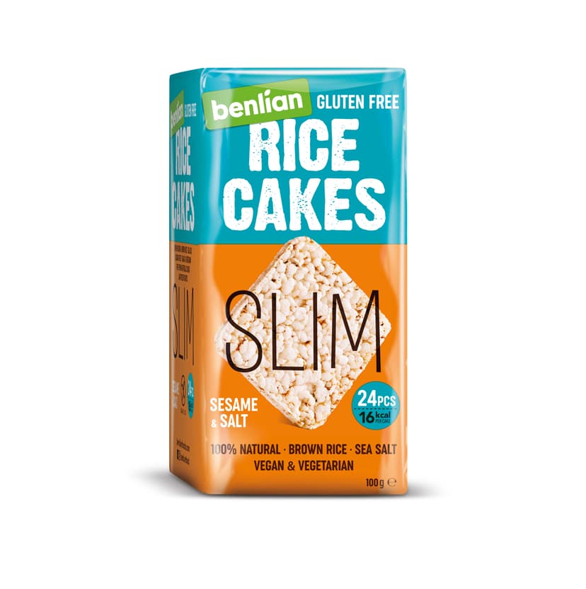 Benlian Rice Cakes slim - кунжут и соль