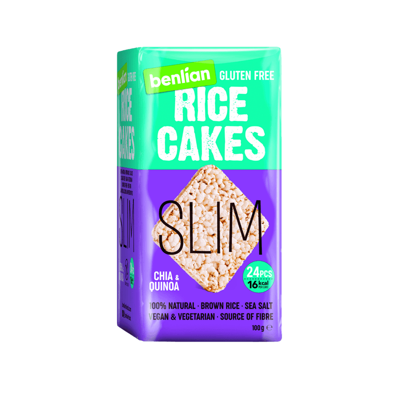 Benlian Rice Cakes slim - čia i kinoa