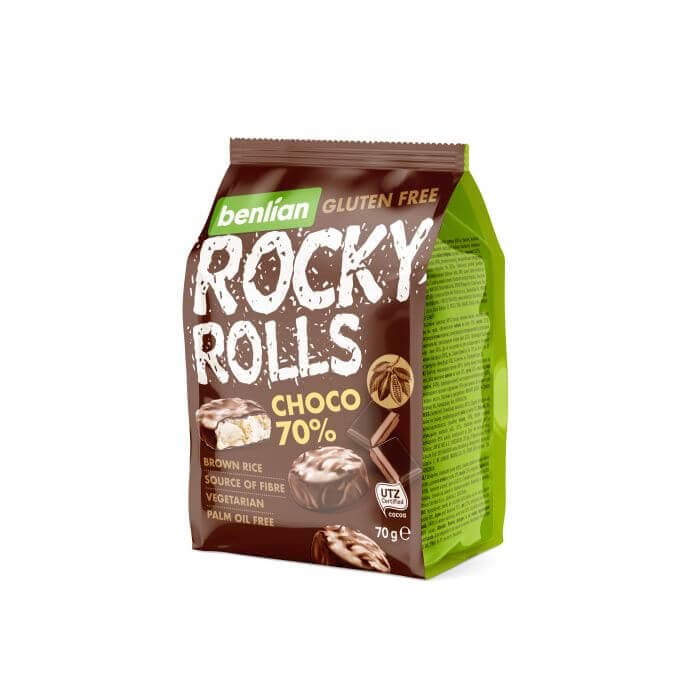Benlian Choco Rocky Rolls - 70% kakao