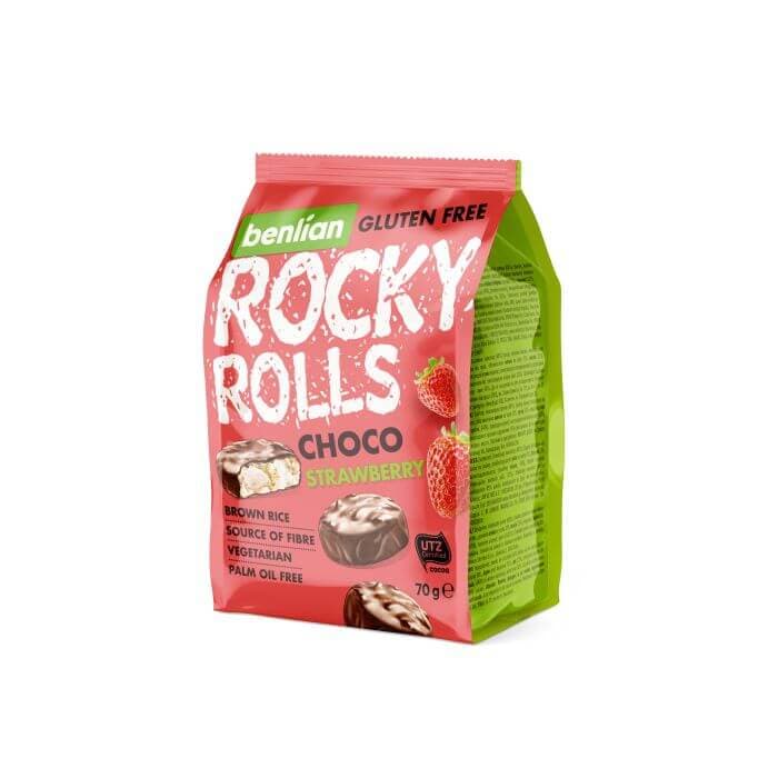 Benlian Choco Rocky Rolls - клубника