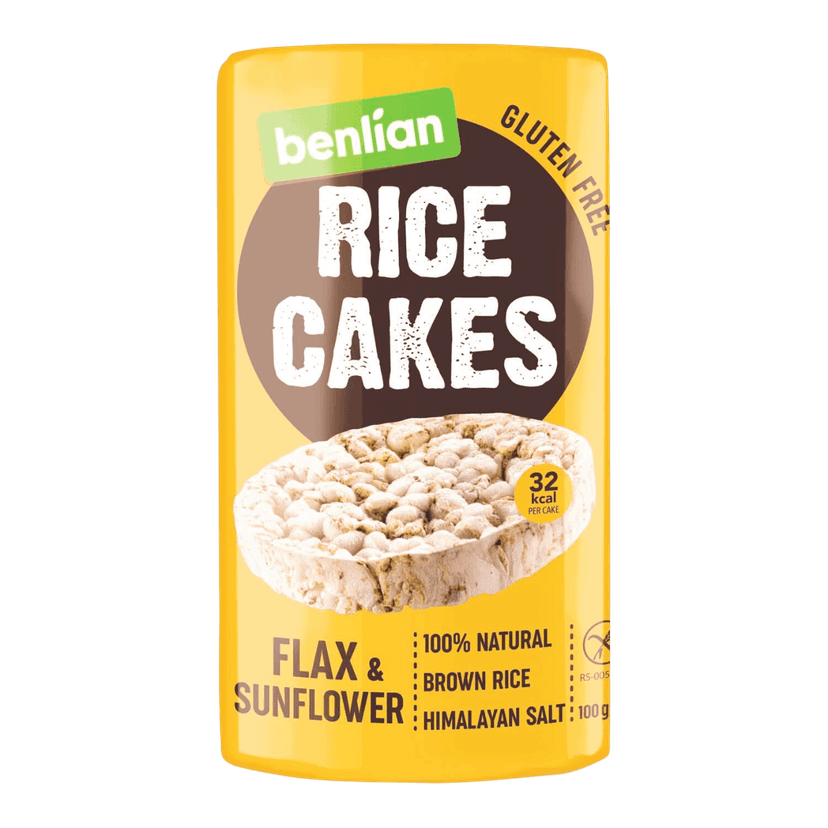 Benlian Rice Cakes - лен и подсолнечник