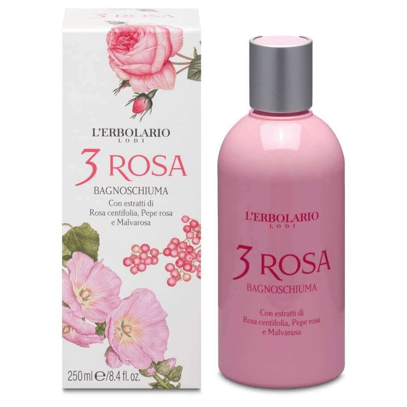 L'erbolario 3 Rosa gel za tuširanje