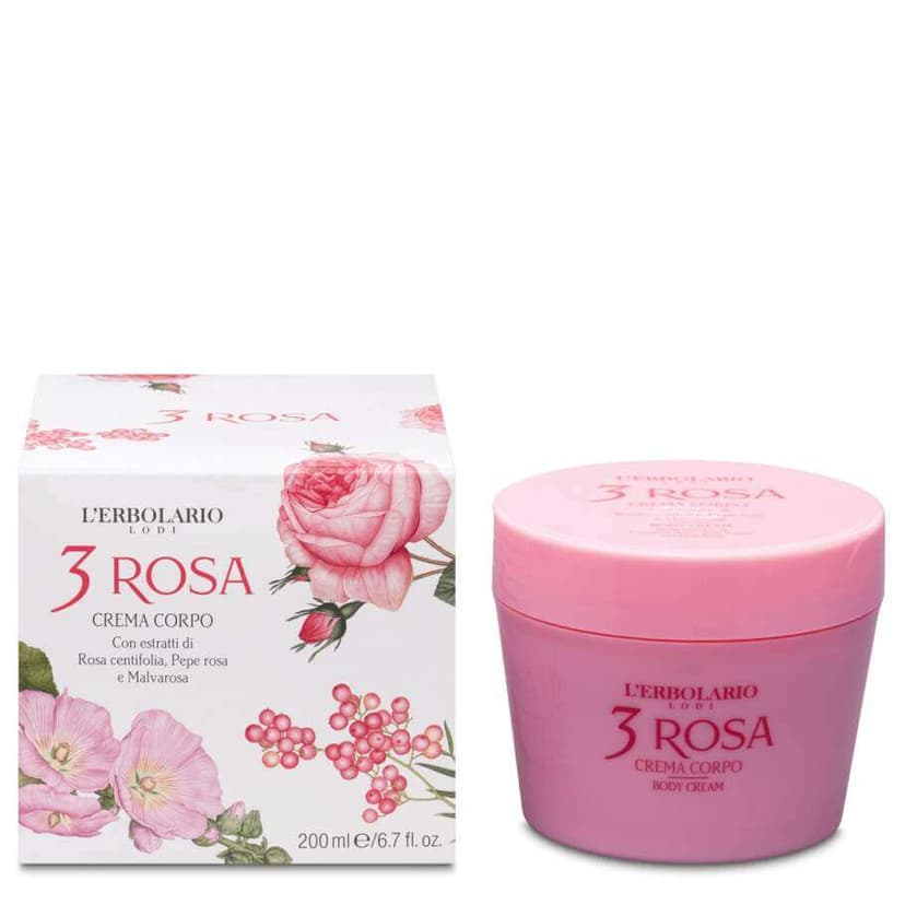 L'erbolario 3 Rosa krema za telo