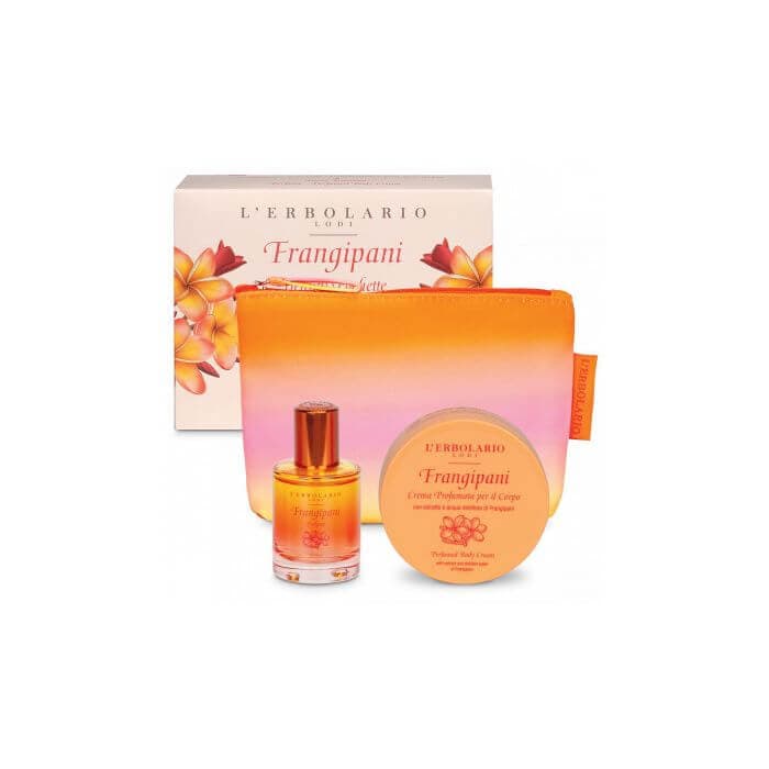 L'erbolarioo Frangipani set gel za tusiranje i Frangipani parfimisanu kremu za telo