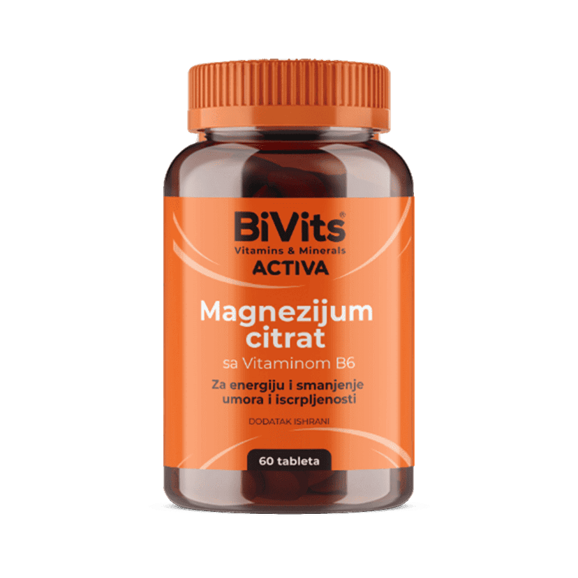 BiVits Activa Цитрат магния + витамин B6