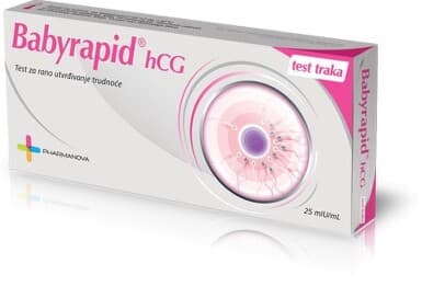 Test traka za rano otkrivanje trudnoće babyrapid® hcg