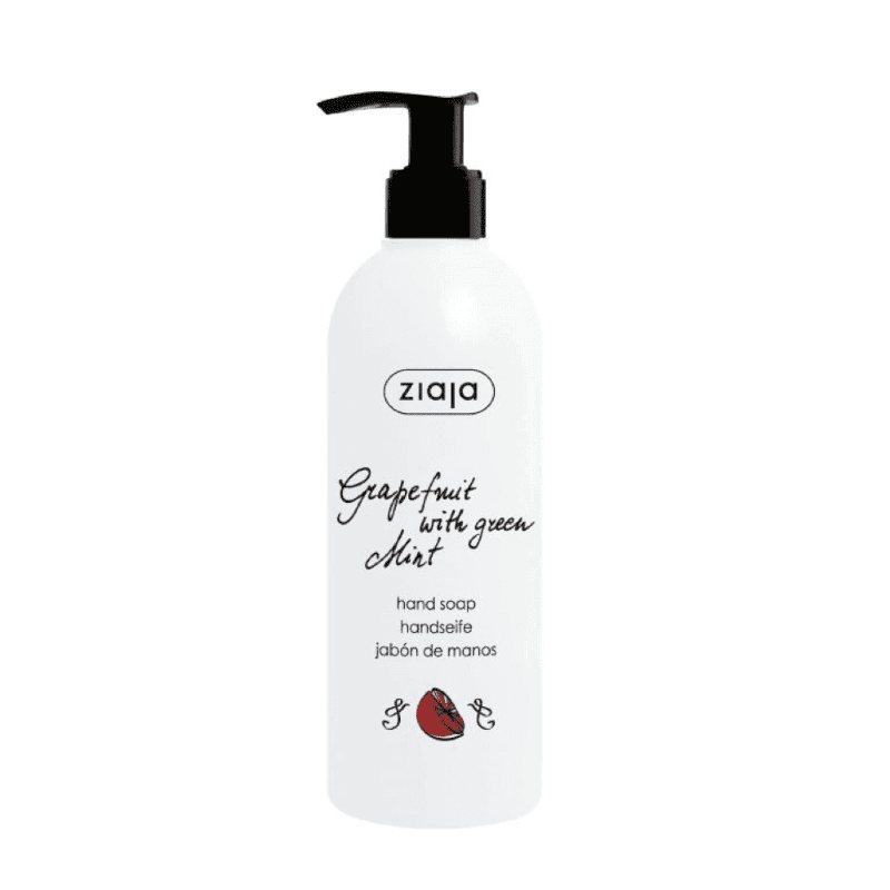 Ziaja liquid hand soap grapefruit with green mint