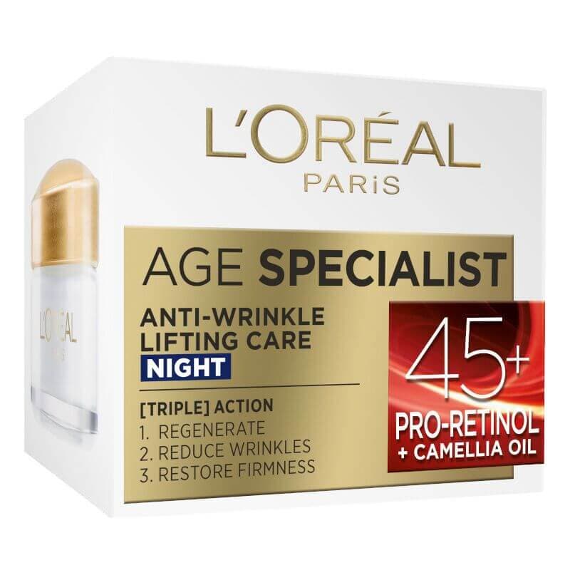 L'oreal Paris Age Specialist 45+ крем ночной.