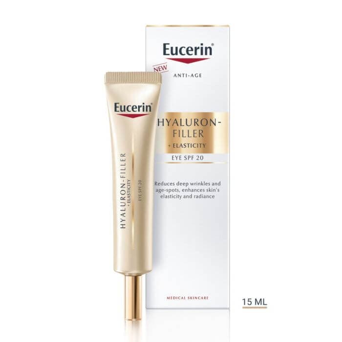 Eucerin Hyaluron Filler+ Elasticity krema za područje oko očiju spf15 