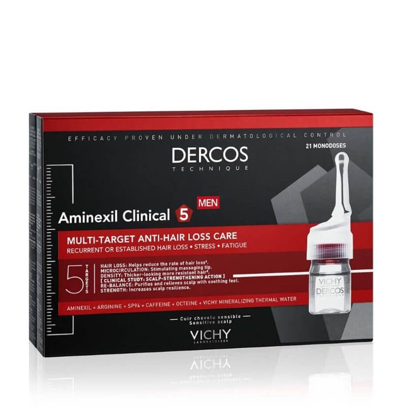 Vichy Dercos aminexil clinical 5 ampule protiv opadanja kose za muškarce