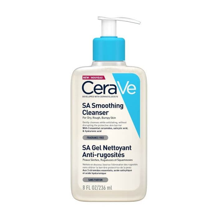 CeraVe SA Smoothing Cleanser - gel za čišćenje suve i grube kože 
