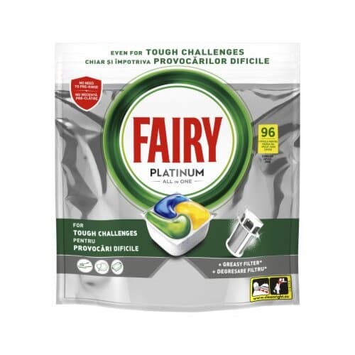 Fairy Platinum All in One dishwasher capsules