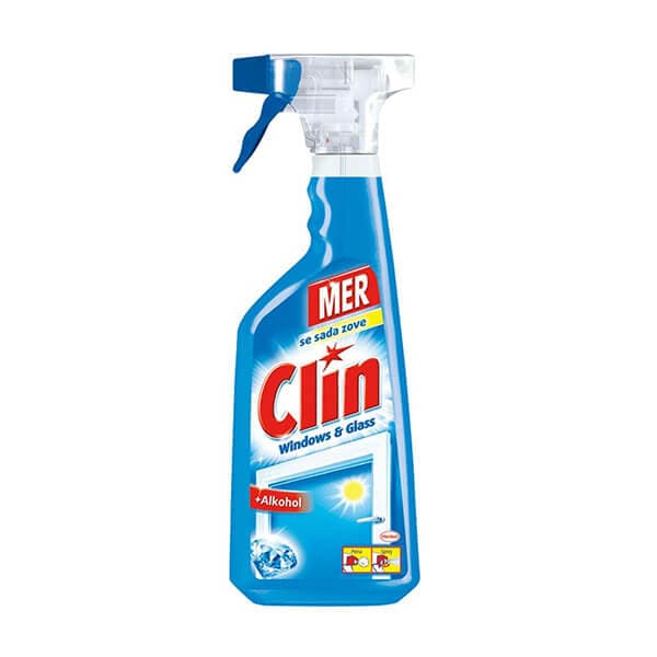 Mer clin sa pumpicom plavi 750 ml