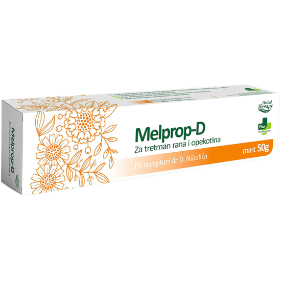 Melprop-d balm against burns