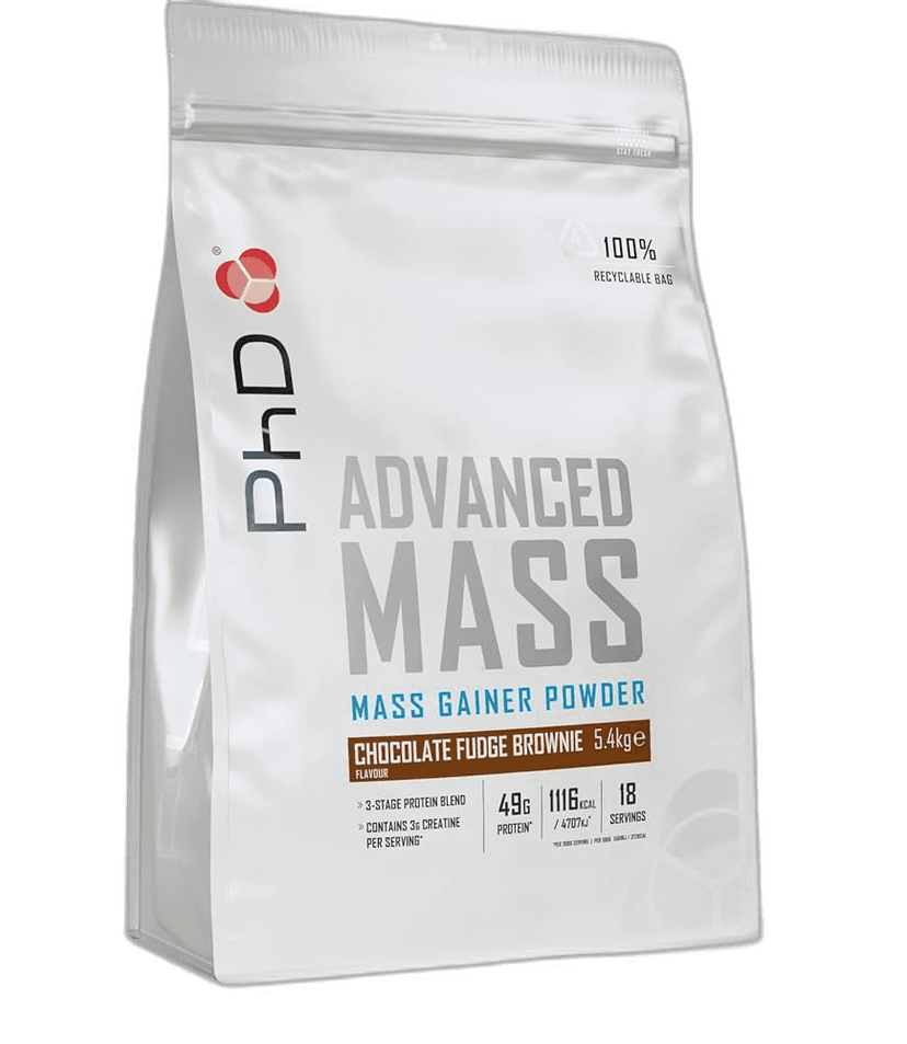 PhD Advanced mass Gainer - čokoladni fudge brownie