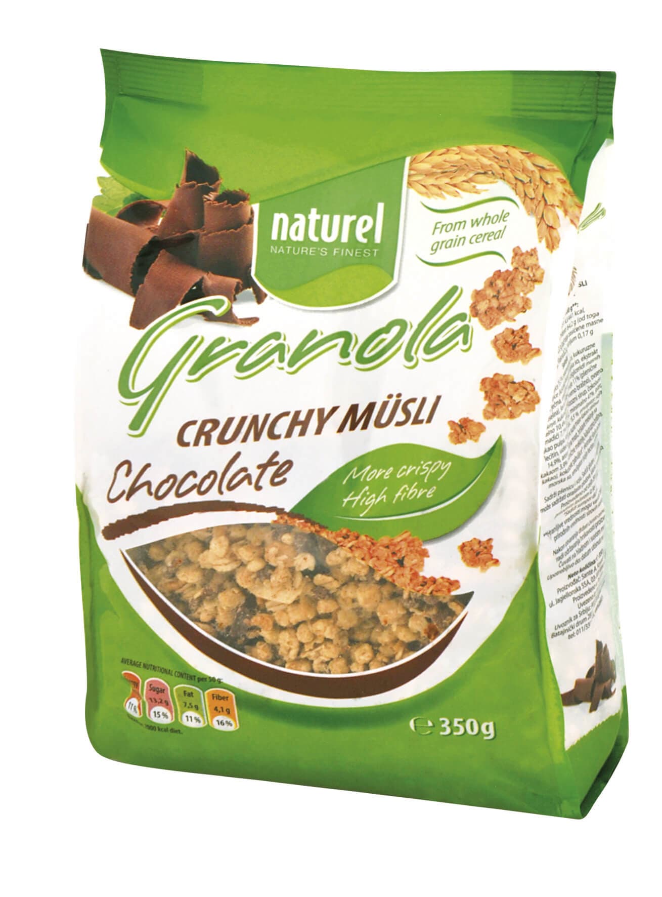 Granola sa komadićima čokolade