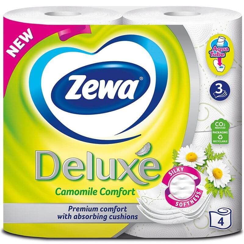 Zewa Deluxe White kamilica toalet papir