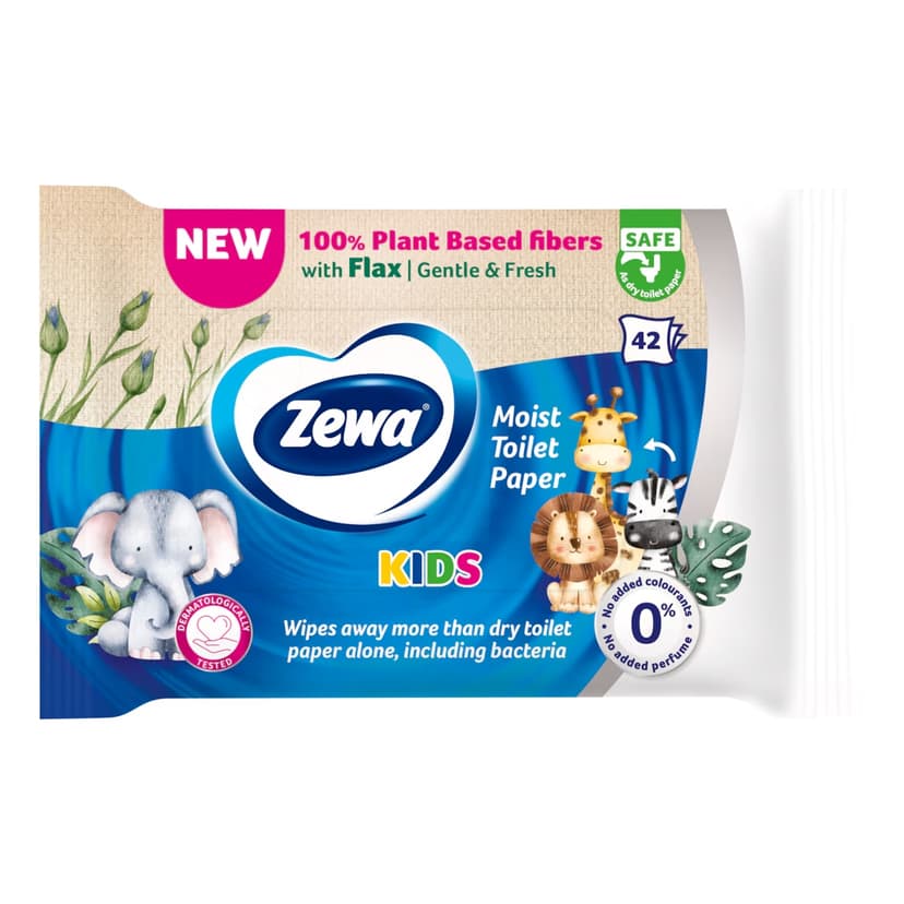 Zewa Moist Kids - vlažni toalet papir