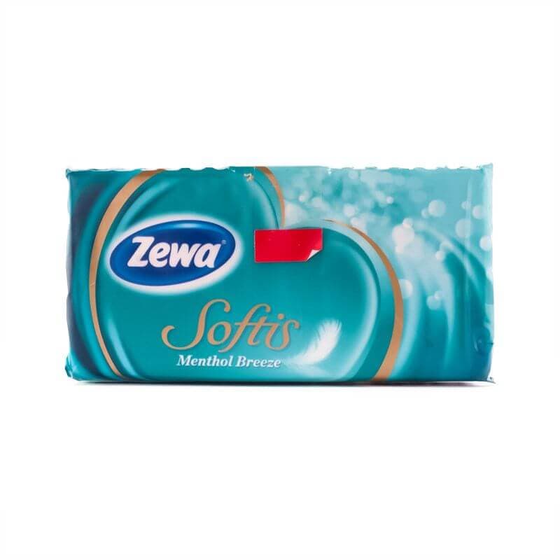 Zewa wipes softis 1/1 menthol 4sl