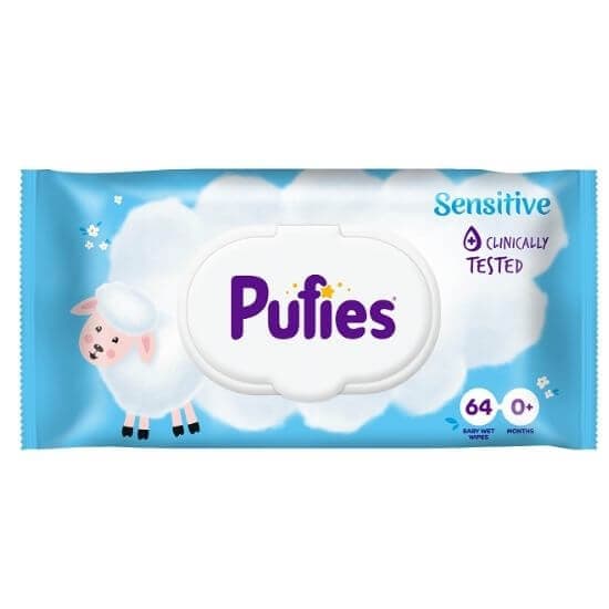 Pufies-vlažne maramice osetljive sa poklopcem