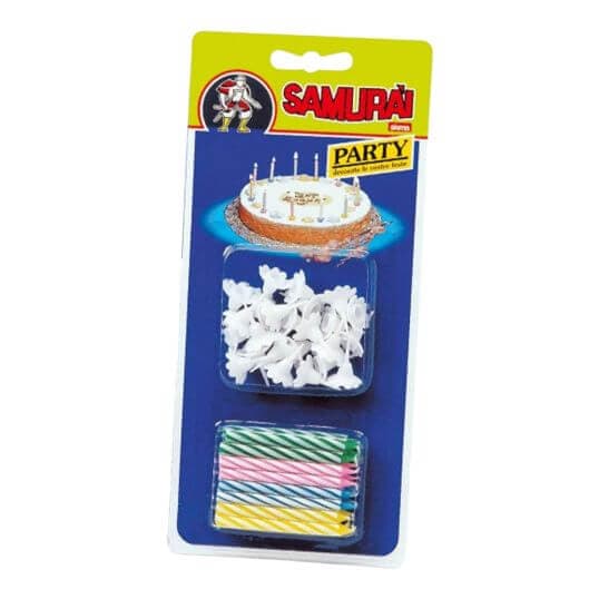 Samurai svećice za tortu