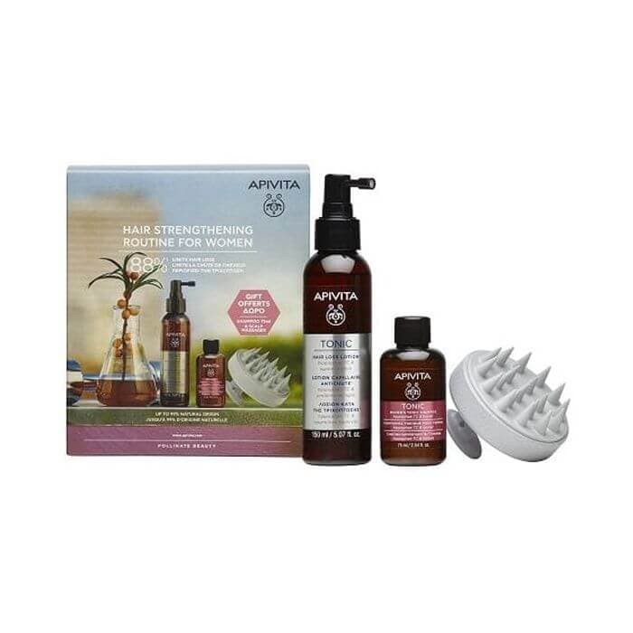 Apivita lotion against hair loss 150 ml + tonic shampoo for women