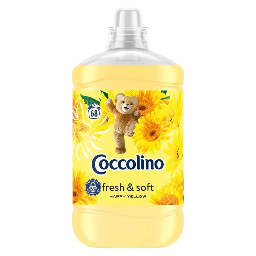 Coccolino Fresh & Soft Happy Yellow fabric softener