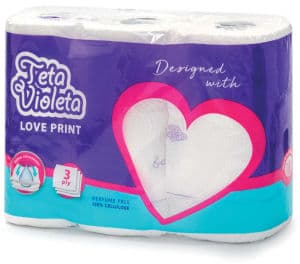 Violeta Love papirni ubrusi