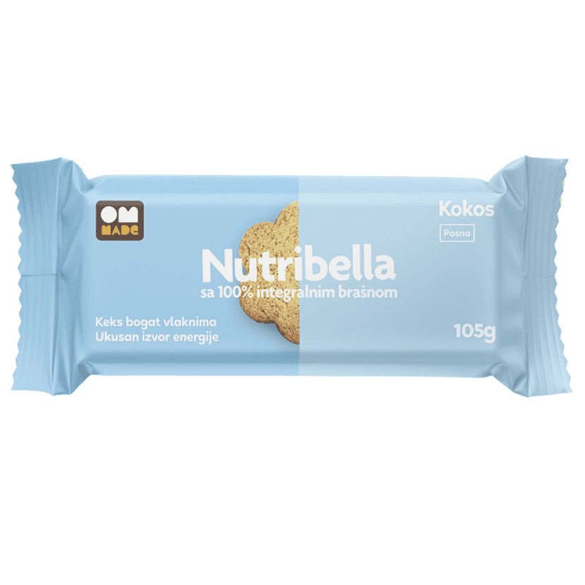 Nutribella integralni keks kokos