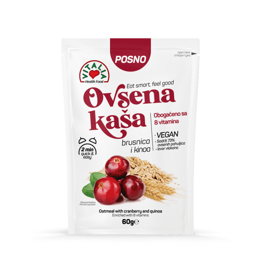 Ovsena kaša brusnica i kinoa