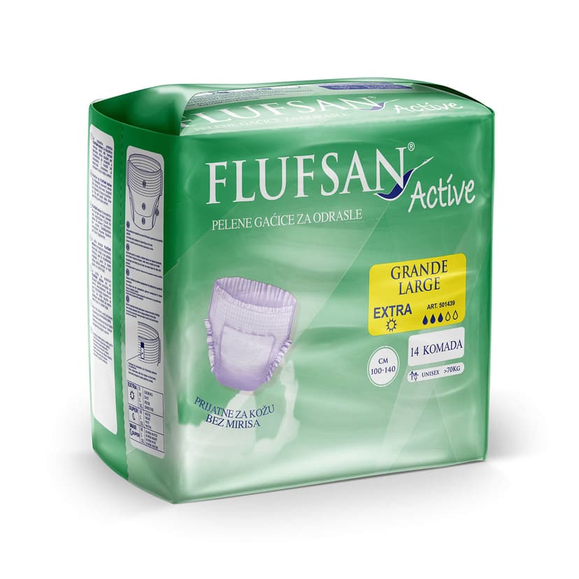 Flufsan gaće pelene L