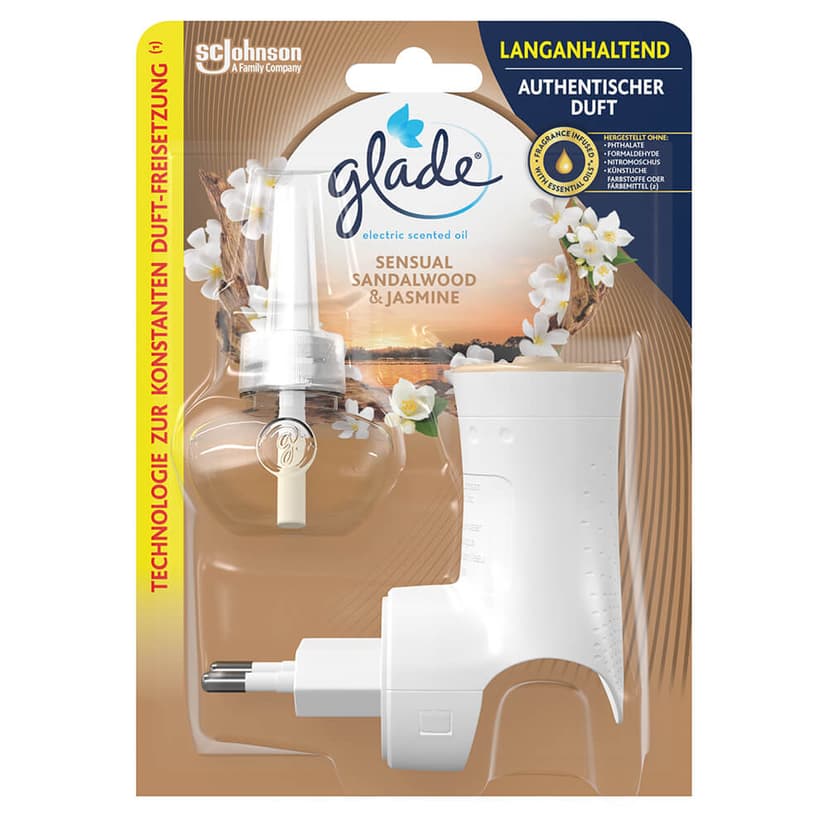 Glade electric freshener base- sandalwood & jasmine