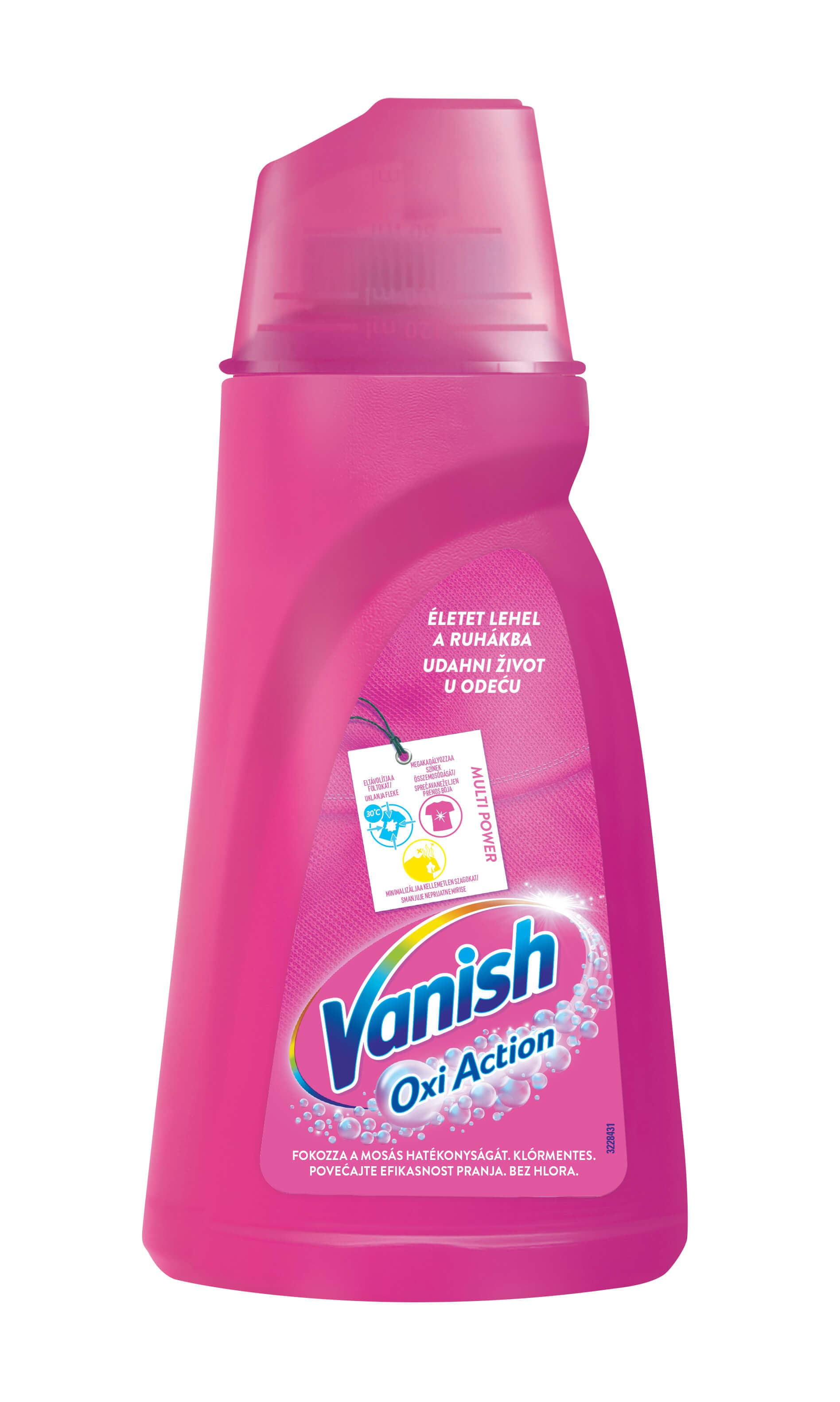 Vanish oxi action gel for stain removal