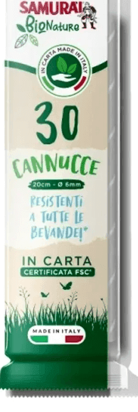 Бумажные трубочки самурай 