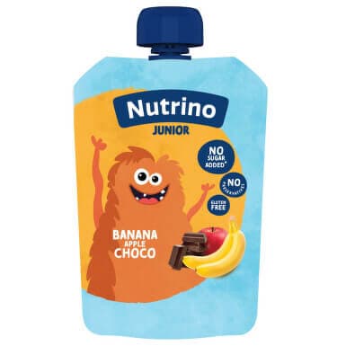 Nutrino junior пакетик бана, яблоко, шоколад 180г