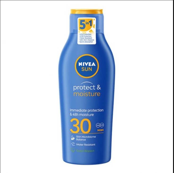 Nivea sun hydrating suntan lotion spf 30 400ml
