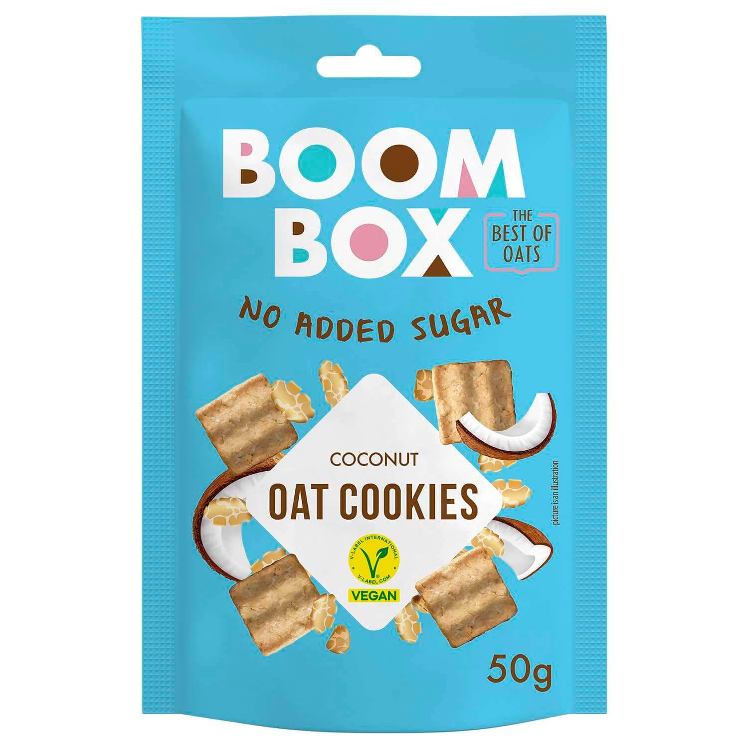 BOOM BOX Coconut Oat cookies 