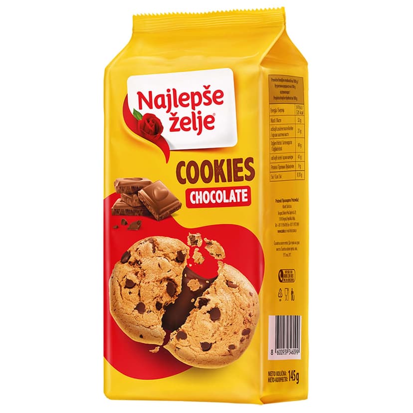 Najlepše želje chocolate chip cookies