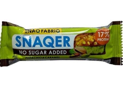 SNAQER prelivena pločica - Pistaći i Karamela