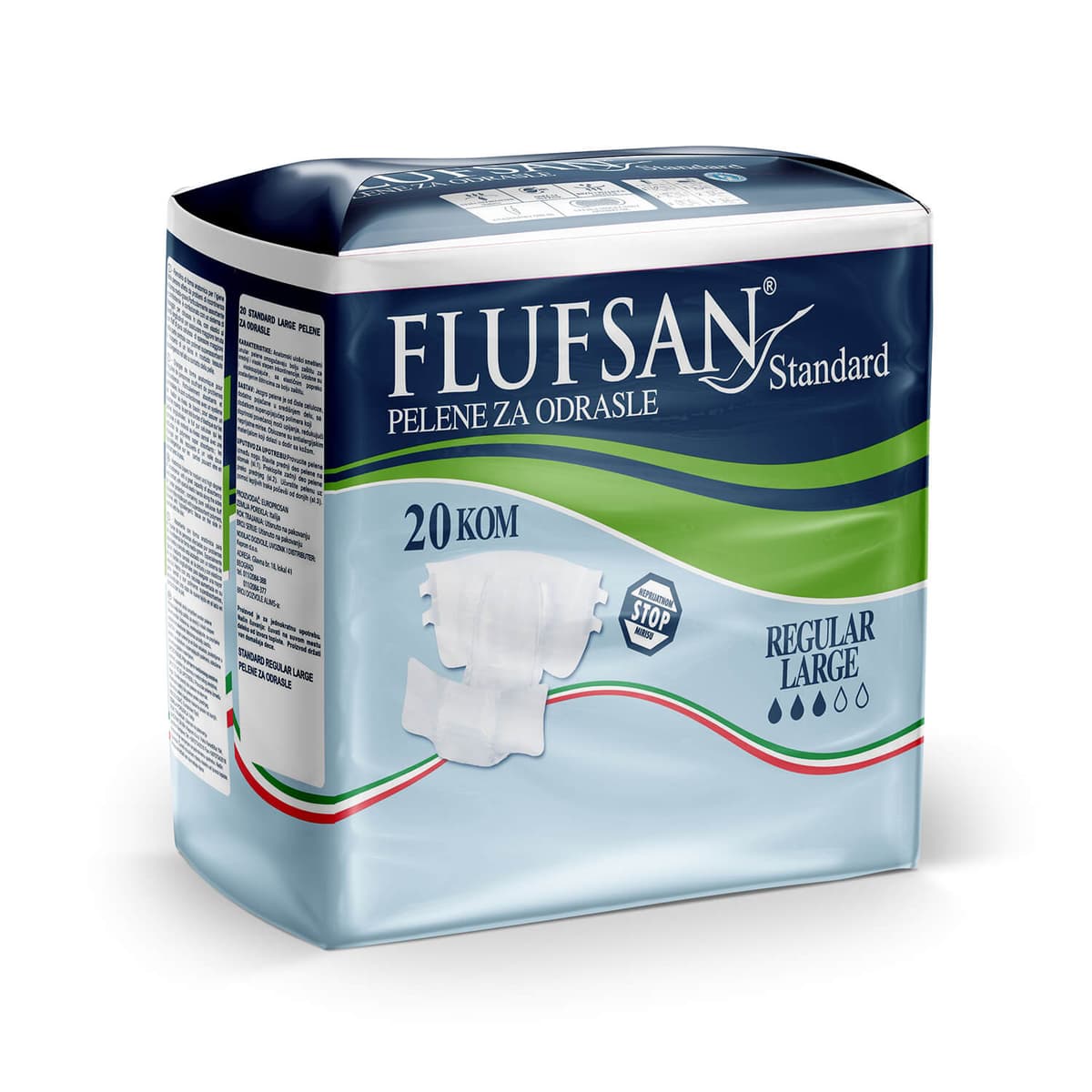 Flufsan pelene dnevne veličina L