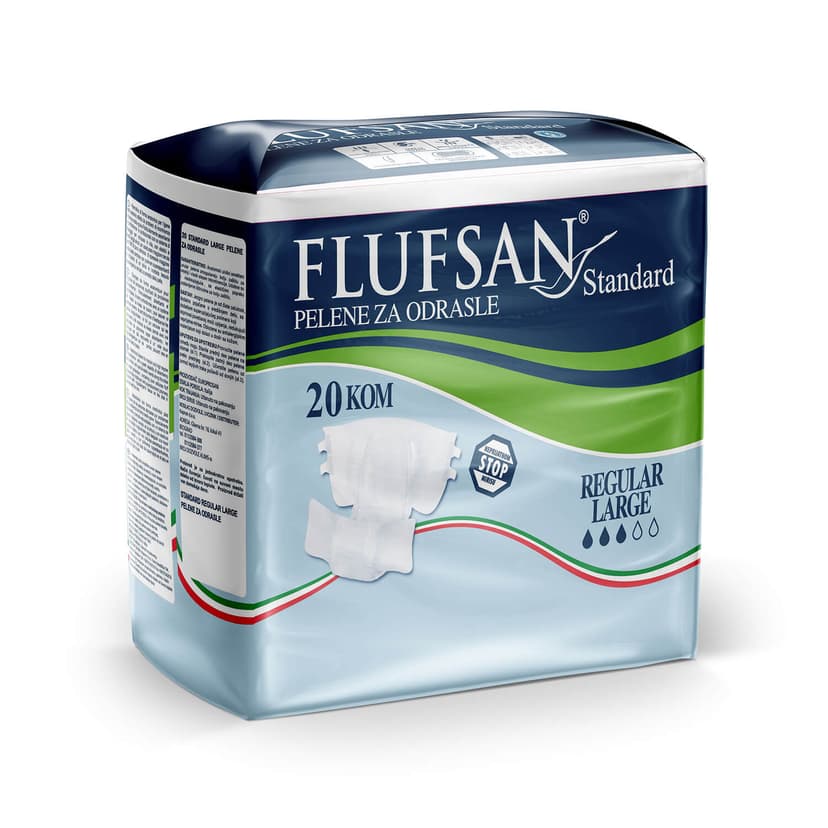 Flufsan daily diapers size L