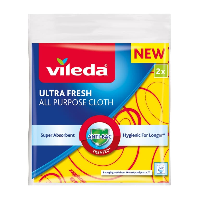 Vileda Višenamenska krpa Ultra Fresh 2/1