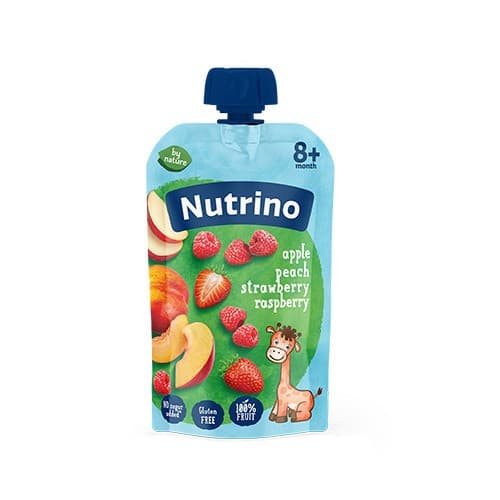 Nutrino pire jabuka, breskva, jagoda i malina