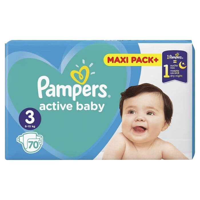 Pampers active baby pelene 3 (6-10 kg)