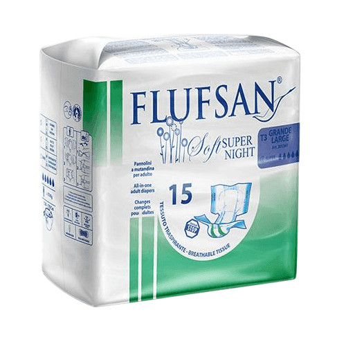 Flufsan soft super night T3 noćne pelene za odrasle veličina L