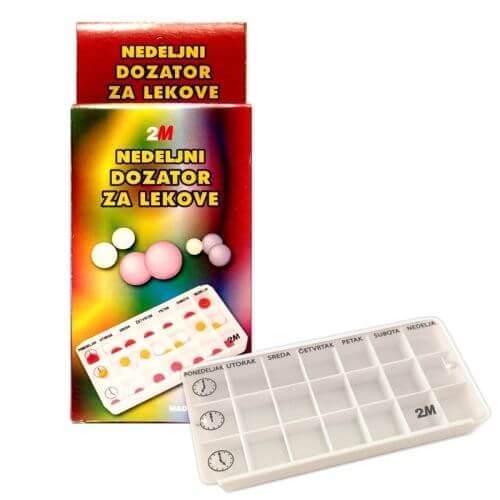 2M Nedeljni dozator za lekove 