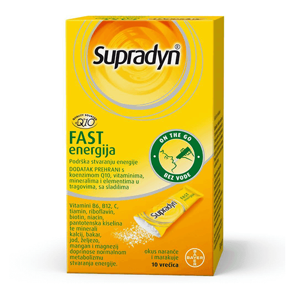 Supradyn Fast energija kesice