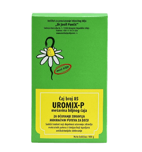 Tea for bacteria in the urine (number 85) for children and pregnant women