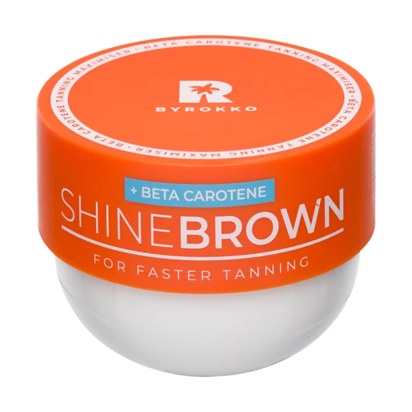 ByRokko shine brown tanning cream with beta carotene